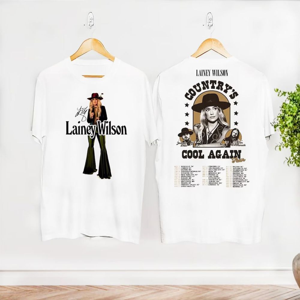 Lainey Wilson Signature Shirt Lainey Wilson Countrys Cool Again Tour 2024 Shirt